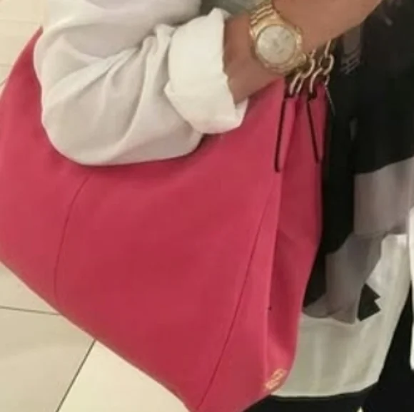 Coach Pink Ruby Leather Phoebe Shoulder Bag - Picture 8 of 15